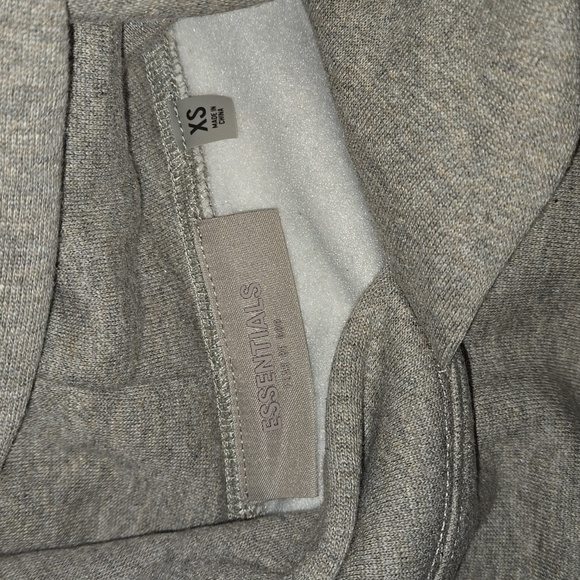 Essentials Fear of God Men's Fleece Pullover Hoodie Dark Oatmeal Size XS NWT - Picture 8 of 12